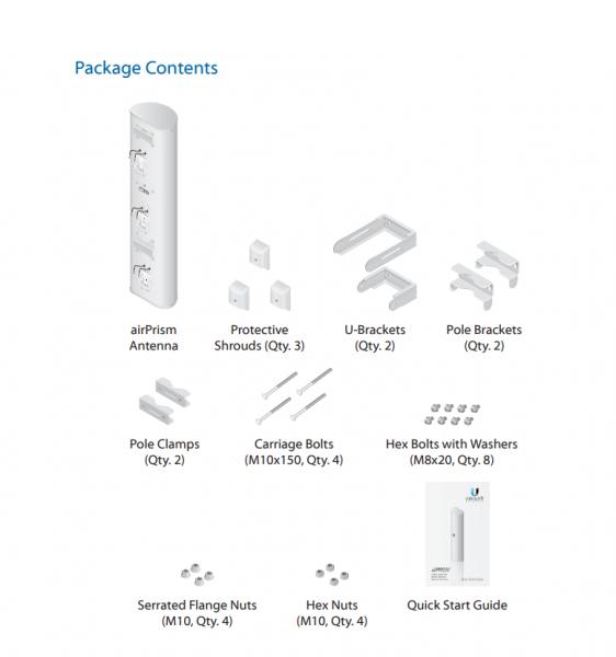 Ubiquiti AirMax AirPrism 5GHz 3x30 HD Sector