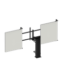 Slimline Whiteboardframe Touch 65"
