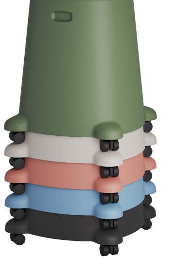 Roli - zitkruk op wielen 