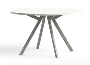 Bridge vergadertafel - vierkante poten