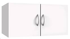 Houten opzetkast met draaideuren  