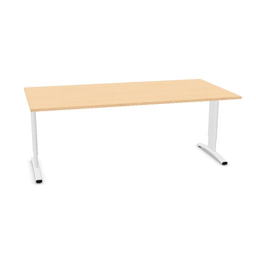 Entrada vergadertafel 200x100cm hoogte instelbaar