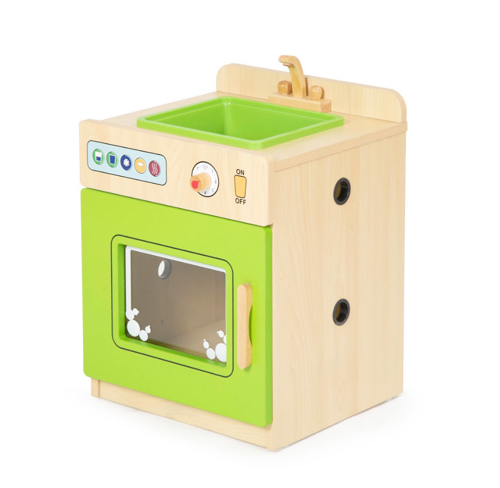 Vaatwas en spoelelement