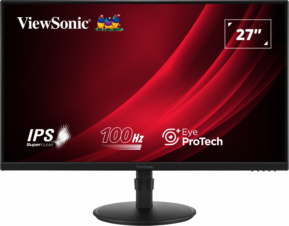 ViewSonic 27” IPS 4K Ergonomische monitor met USB Hub