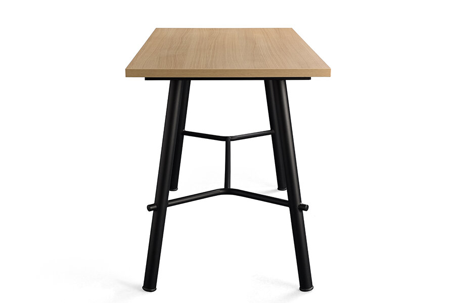 [ASTA-RECHTHOEKIG-104-V2-Afmetingen blad-TBA-DECOR BLAD-TBA-Kleur onderstel] Asta - rechthoekige tafel - hoogte 104 cm (Nog te bepalen, Nog te bepalen, Nog te bepalen)