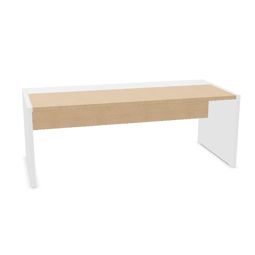 Desk - Melamine worktop th. 38 mm - L.204 / D.90 / H.75