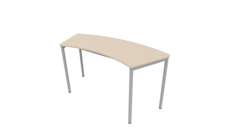 [HALFROUNDTABLE-Height-TBA-Decor table top melamine-TBA-FRAMECOLOUR-TBA] Arcadia tafel - blad in melamine 25 mm (Nog te bepalen, Nog te bepalen, Nog te bepalen)