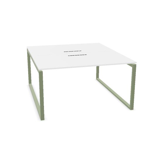 Bench - One-piece worktop with slots - 2 top access included - Code 300AC3802 - W. 32 - L.140 / D.158 / H.74