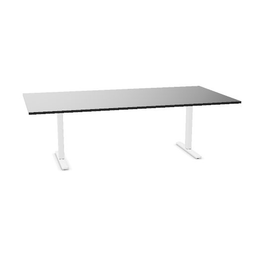 conference table with recessed legs W. 240  H. 74  D. 120 