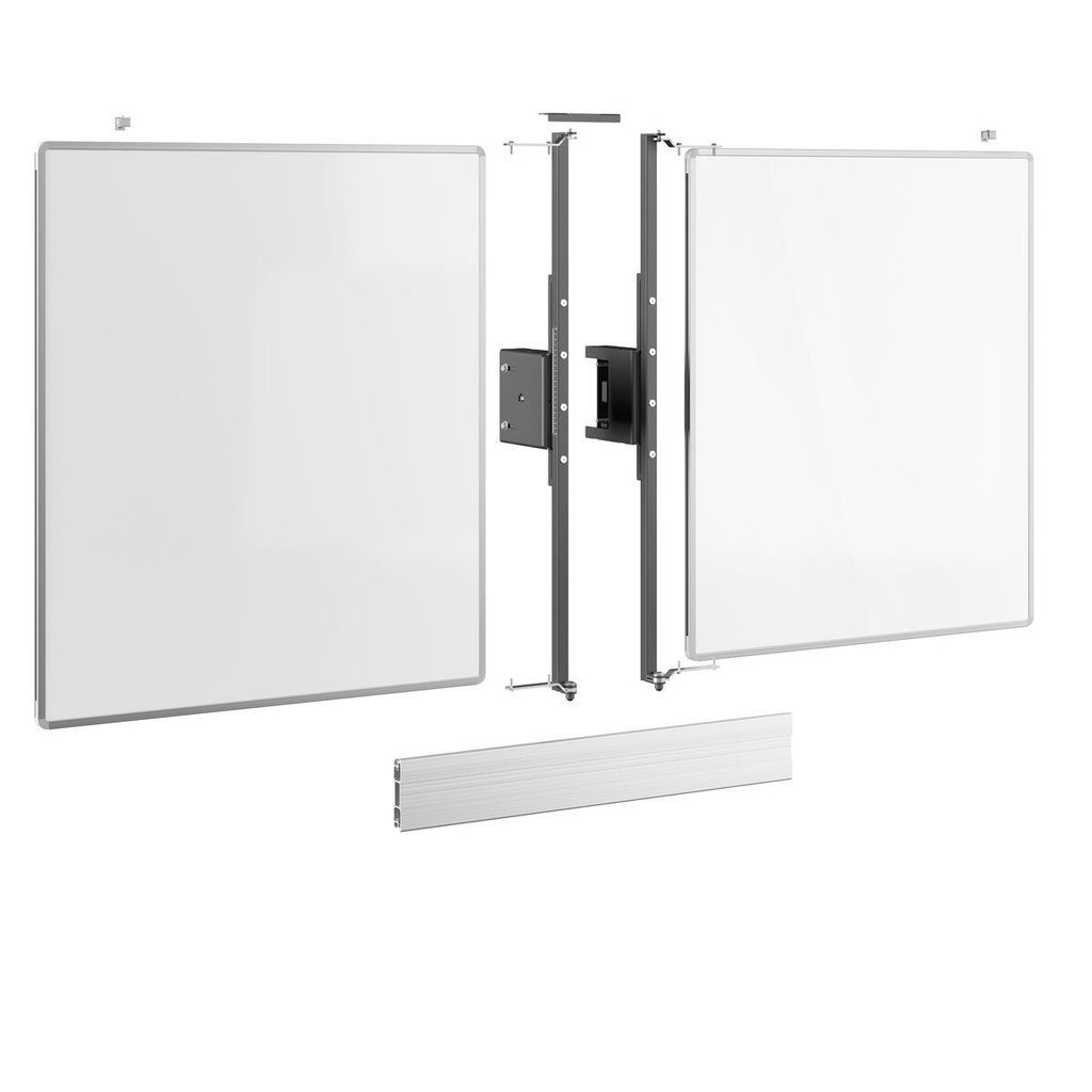 Vogel's RISE WBS75 Whiteboard Set voor 75" op muurlift