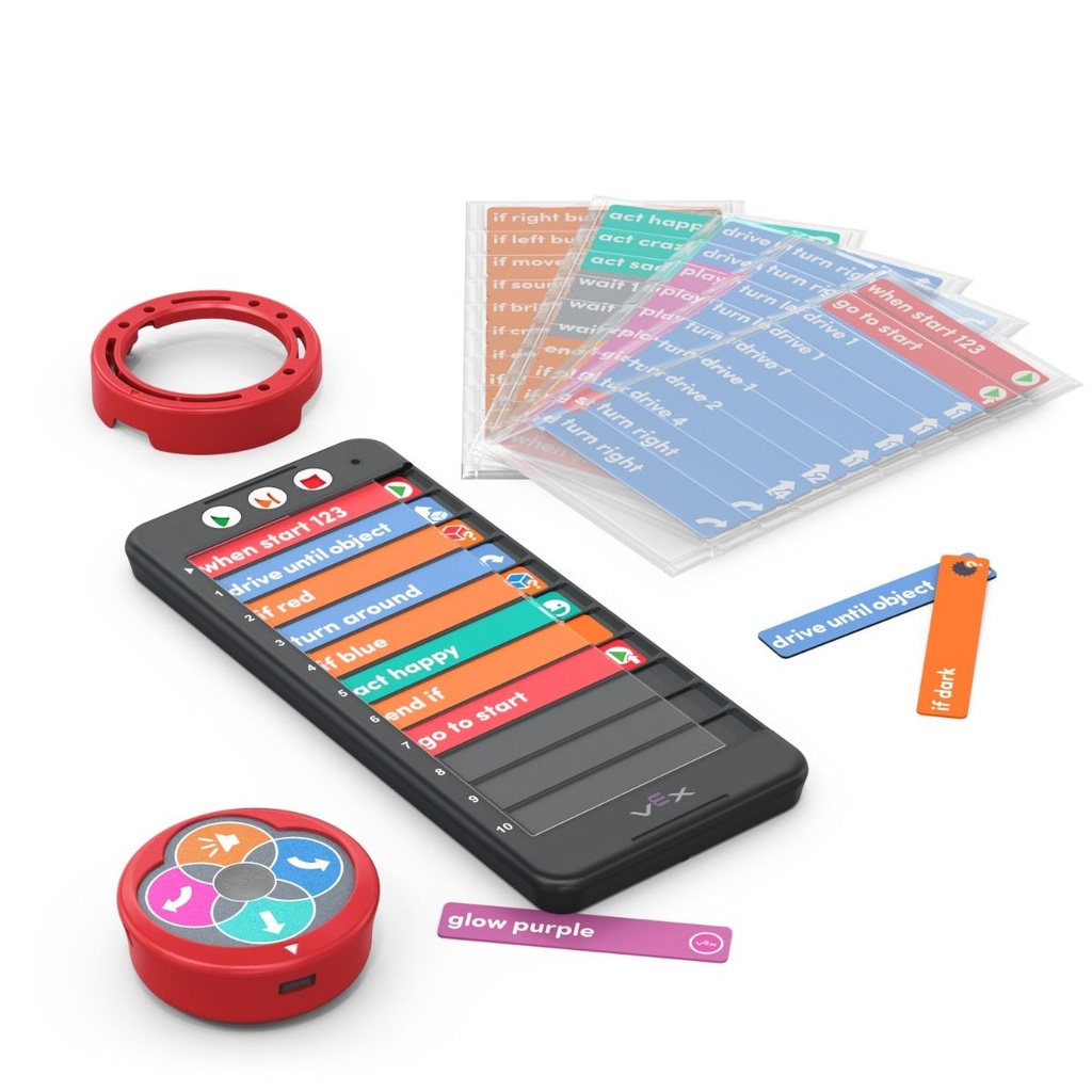 [248-8467] VEX 123 robot (rood) en coder