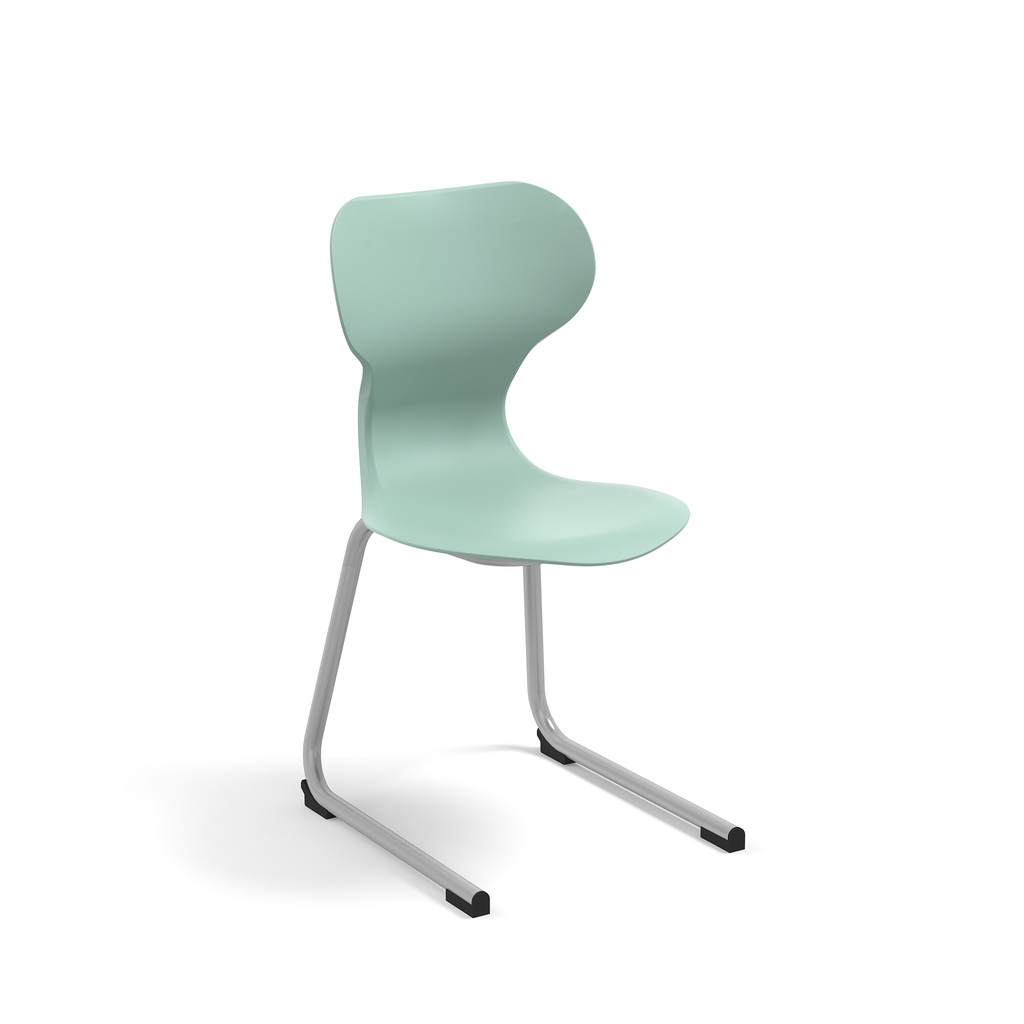 [1027-ALU-Seat height-Colour seat-TBA-Colour frame-TBA] Mia sledestoel - aluminum onderstel (Nog te bepalen, Nog te bepalen, Nog te bepalen)