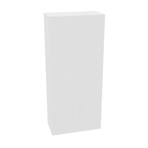 [FRAME.V04=MBI1;FRONTAL.XXTypeFinish=Melamine;FRONTAL.V05=MBI1;HANDLE.Handle=Q;HANDLE.V23=QAL;MARKET.XXMarket=E;MARKET.XXWeight=1] high unit with wooden door W. 90  H. 207,5  D. 45 (E, 1, Q, MBI1, QAL, Melamine, MBI1)