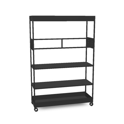 [Structure.V02=MNE1;MARKET.XXMarket=E;MARKET.XXWeight=1] Mobile wall on castors - H. 180 W. 120  H. 180  D. 42 