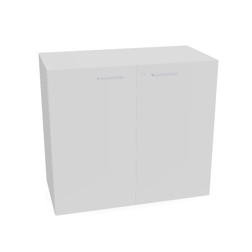 [FRAME.V04=MBI1;FRONTAL.XXTypeFinish=Melamine;FRONTAL.V05=MBI1;HANDLE.Handle=Q;HANDLE.V23=QAL;HANDLE_POS.XXHandlePos=Up;MARKET.XXMarket=E;MARKET.XXWeight=1] low unit with wooden door W. 90  H. 82,7  D. 45 