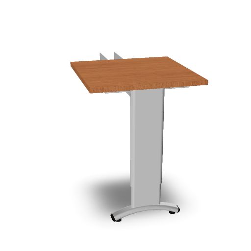 [ENAT06HI] Entrada aanbouwtafel 60x60cm hoogte instelbaar (Aluminium, 1, LE, 80, Geen)