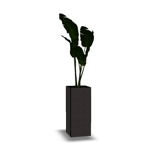 [MATERIALS_SINGLE.FabricCollection=Carlow;MATERIALS_SINGLE.FabricColour=cam_clw01;MATERIALS_SINGLE.FabricGroup=PG1;FRAME.Frame_Colour=RAL9005;OPTIONS_PB.PlantVisibility=PlantsSoil] Akoestische plantenbak - Vierkant