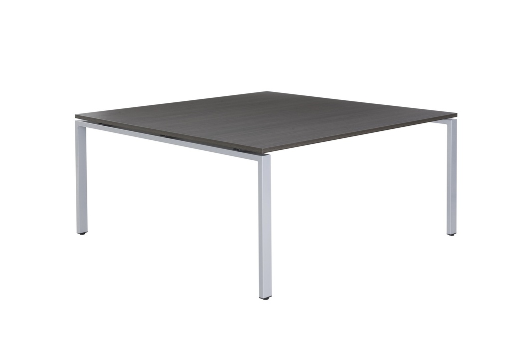 [Carré vergadertafel vierkant 120 x 120 cm, poottype A, instelbaar 62 - 86 cm] CV1024