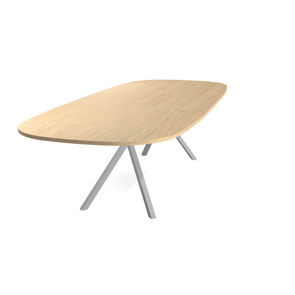 Onyx HPL tafel (220x120 cirkant + 80cm)