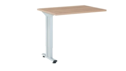 [B1032] Basic aanbouw recht 80 x 60 cm