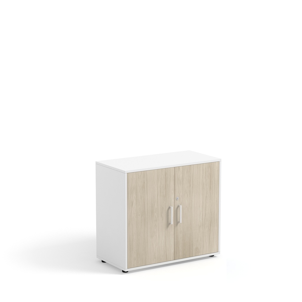 [-Decor deuren-TBA-Option wheels-TBA] Ada - houten kast zonder middenwand - met 2 draaideuren (kopie) (Nog te bepalen, Nog te bepalen)