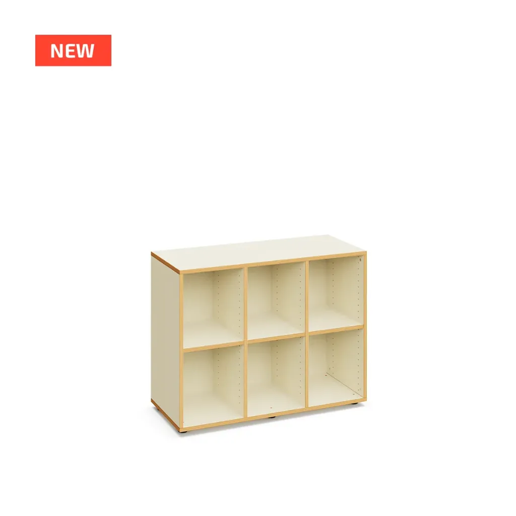 [632-504-154] Jane - open houten kast met middenwand (nieuwe versie 2026)