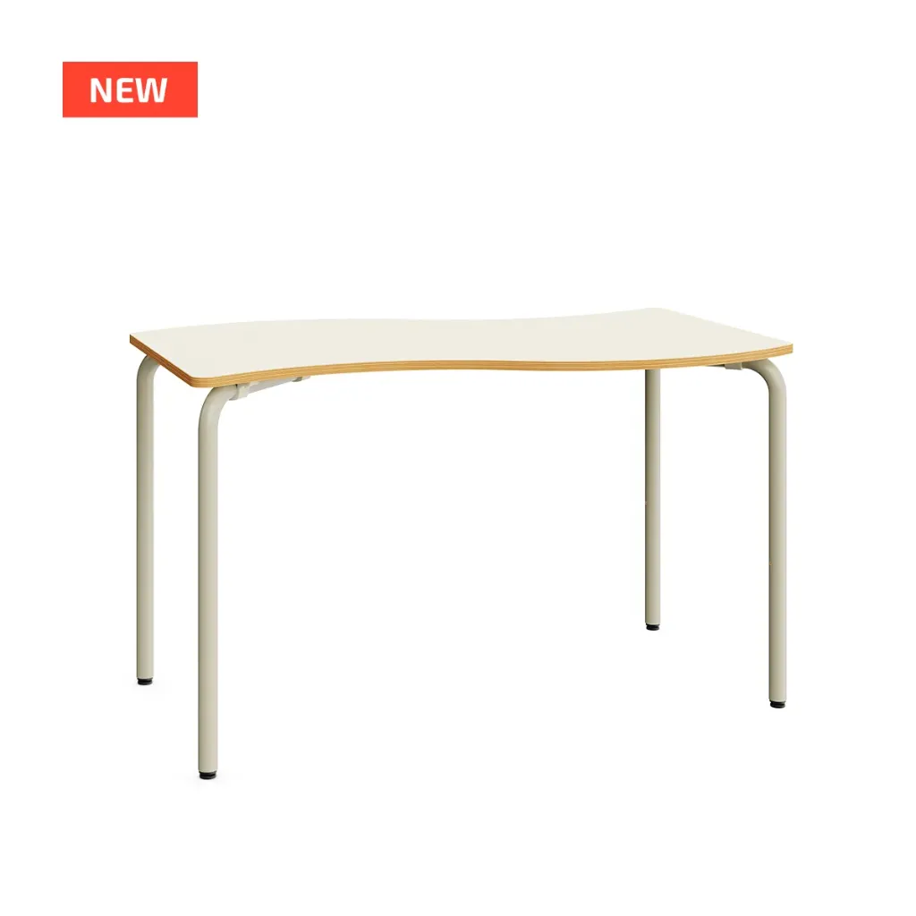 [WAVE-Decor table top-TBA-Height-TBA] Wave - 4-pootstafel in golfvorm (nieuwe versie 2026) (Nog te bepalen, Nog te bepalen)