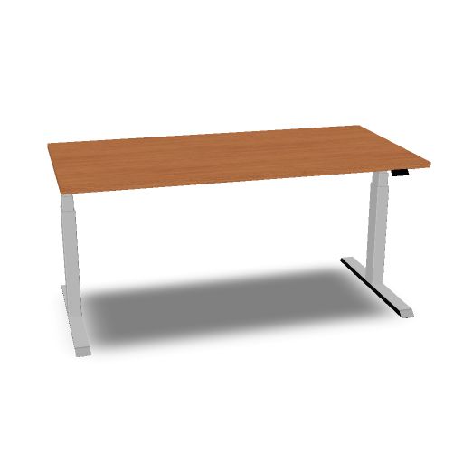 [FL316] Flex 3+ bureau 160x80cm (AL, 1, Z, LE, Yes, FL3HOEK60ALLE@AL Z 1 LE)