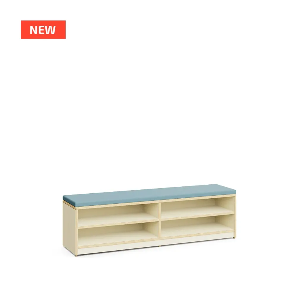Plum - kleuterbank met opbergruimte