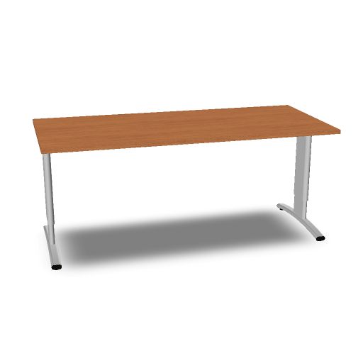 Entrada bureau 180x80cm hoogte instelbaar (AL, 1, LE, ENAT06HI-801LEAL@80 1 LE AL, ENAT06HI-801OLZW@80 1 OL ZW, ZSR180-ZW@ZW, Geen, PL1-WI@WI)