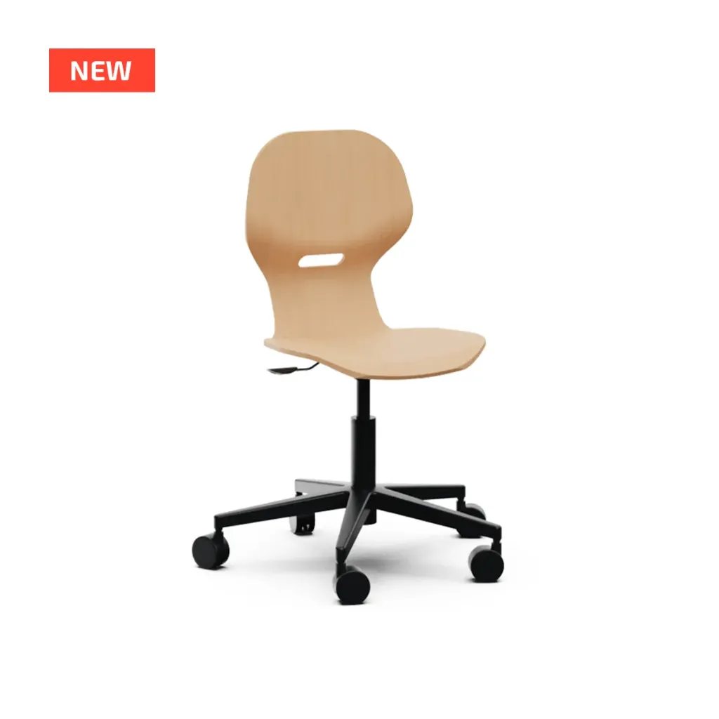 [1065-B] Lia Wood gasliftstoel