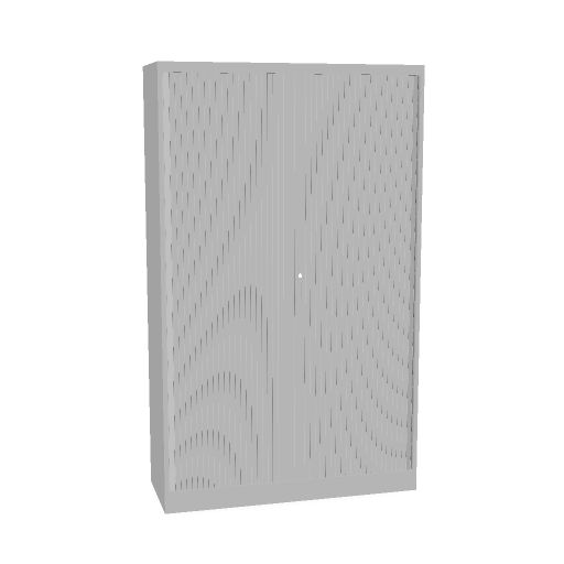 Ecotec roldeurkast 198x120x45cm (Aluminium, ST (Structuur), AL, ST)
