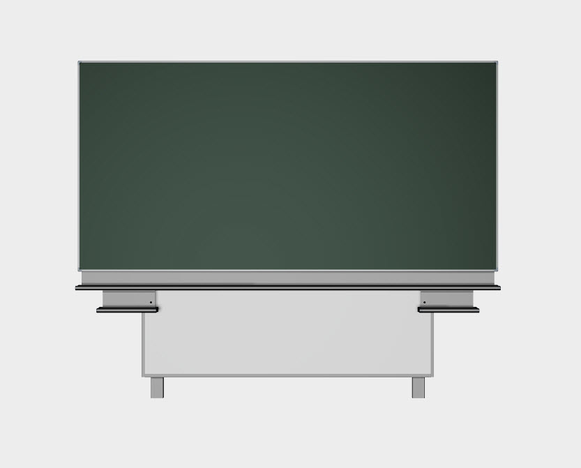 1-vlaks schrijfbord - op schuifmechaniek - type 210