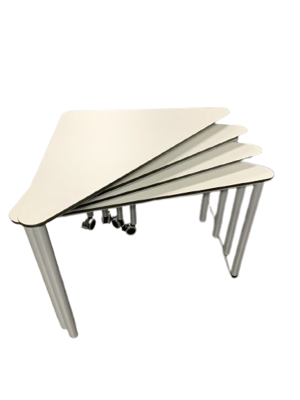 [OUTLET-DRIEHOEKTAFEL-80-80-80-76-SET-V-4ST] Driehoektafel 80 x 80 x 80 cm (L x B x D) -  pakket 4 stuks