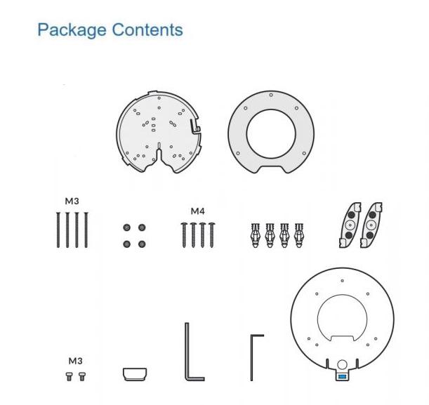 Ubiquiti Montageset - U6-PRO/U6-LR/U6-Enterprise/U7-Pro