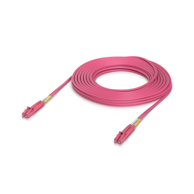 Ubiquiti OM4 Duplex LC UPC Fiber Patch Cable, 15m
