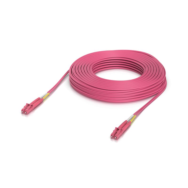 [UACC-OFC-M2-LULU-30M] Ubiquiti OM4 Duplex LC UPC Fiber Patch Cable, 30m