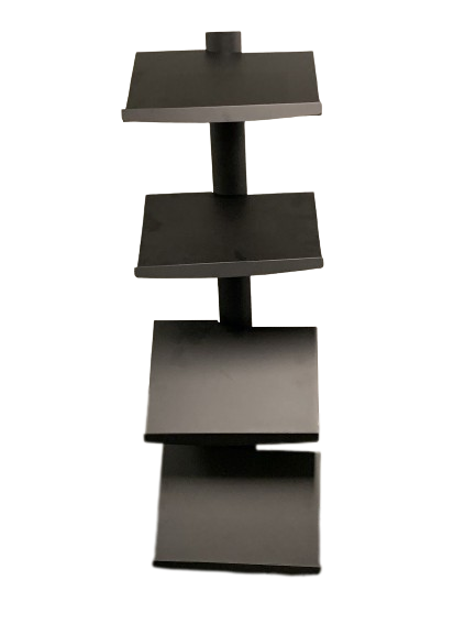 Folderstatief - 4 legplanken