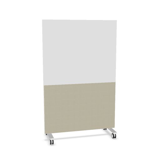 Acoustic whiteboard high double