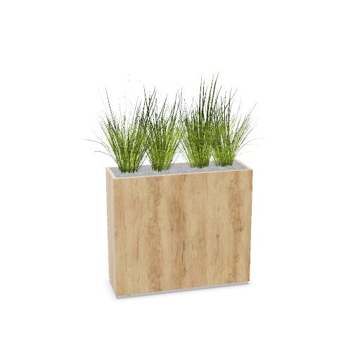 Jardinière BOSCO ht 74 - Graminées