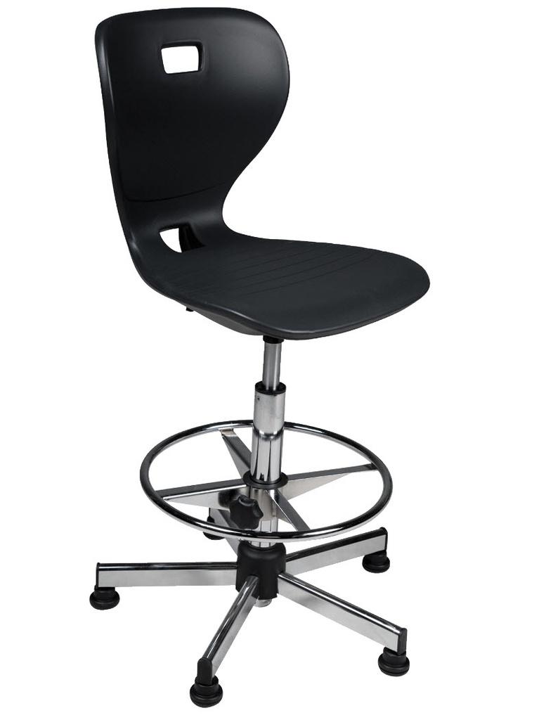 Ergostar - hoogteverstelbare stoel - op steldoppen