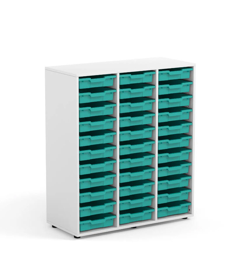 [633-501-TBA] Sophie - eigendomskast met 2 middenwanden en kunststoflades (Nog te bepalen)