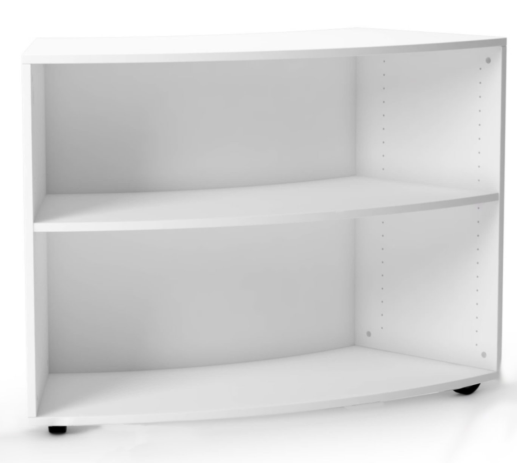 [732-601] Marie - gebogen open houten kast (Nog te bepalen)