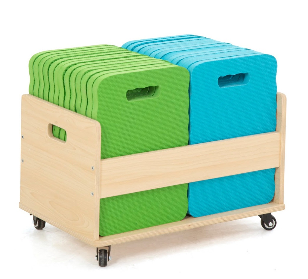 Kussenkarretje met 28 kussens