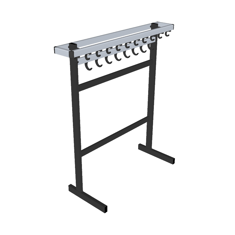 Garderoberek EP15E - enkelzijdig