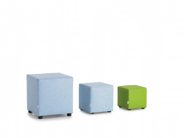 [HOCKER-M-Bekleding-TBA] Hocker - kunstleder - zithoogte 30 cm (Nog te bepalen, Nog te bepalen)