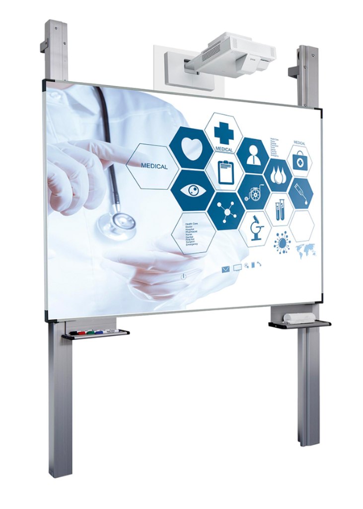 [18310.401] Projectiebord extra flat - op kolommen