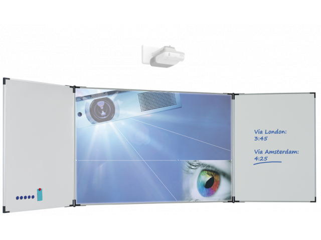 Projectiebord softline extra flat - 5-vlaks