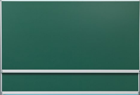 Dubbelvlaksb. SL alu 19mm, kolommen, EMAIL GRIJS - 300 x 100 cm - ENKEL de borden ZONDER kolommen uit 17705.100