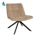 Eevi - relaxfauteuil - 360° draaibaar - in velvet